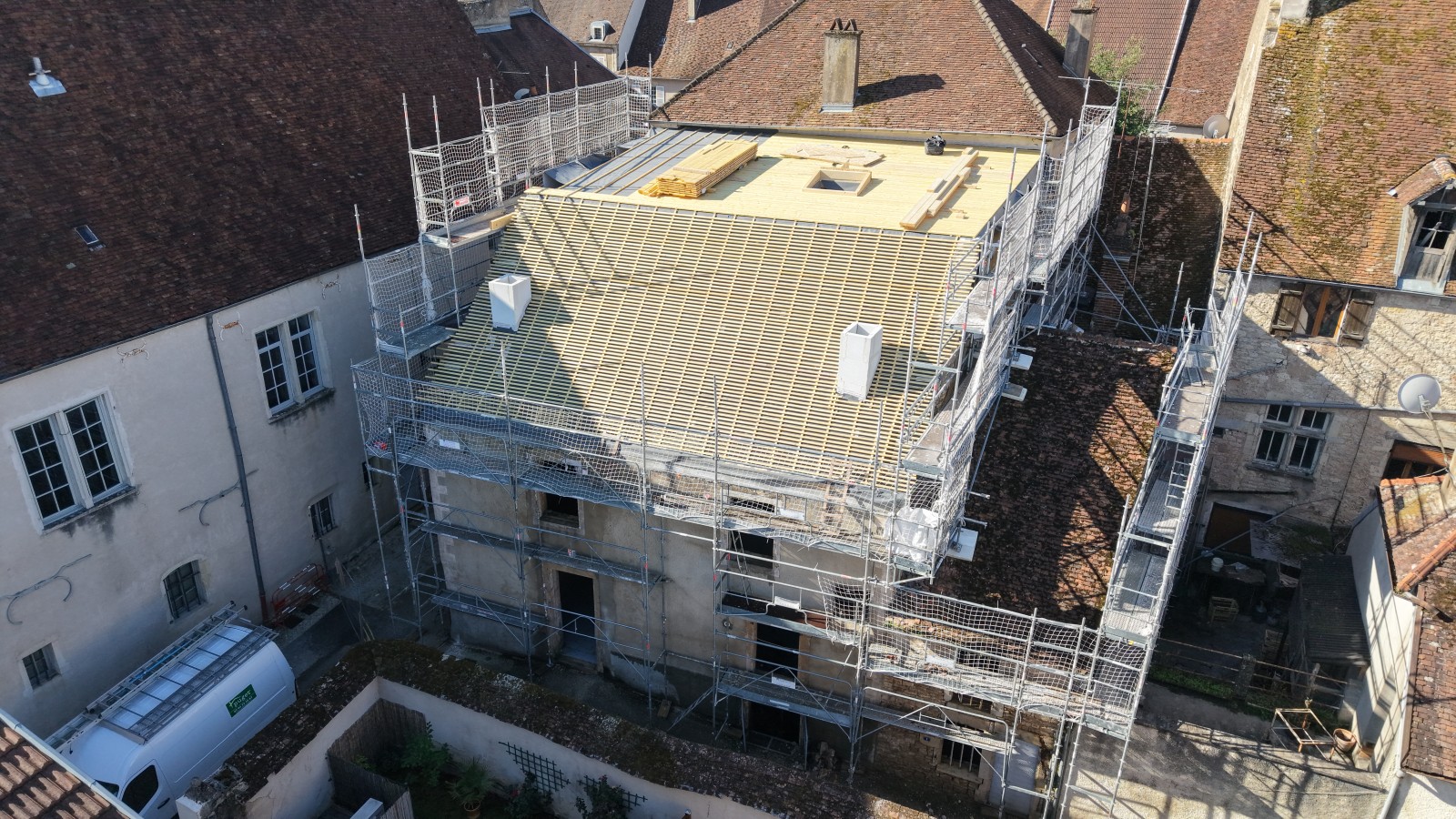 Réhabilitation et extension d'un ensemble bâti pour la création d'une médiathèque