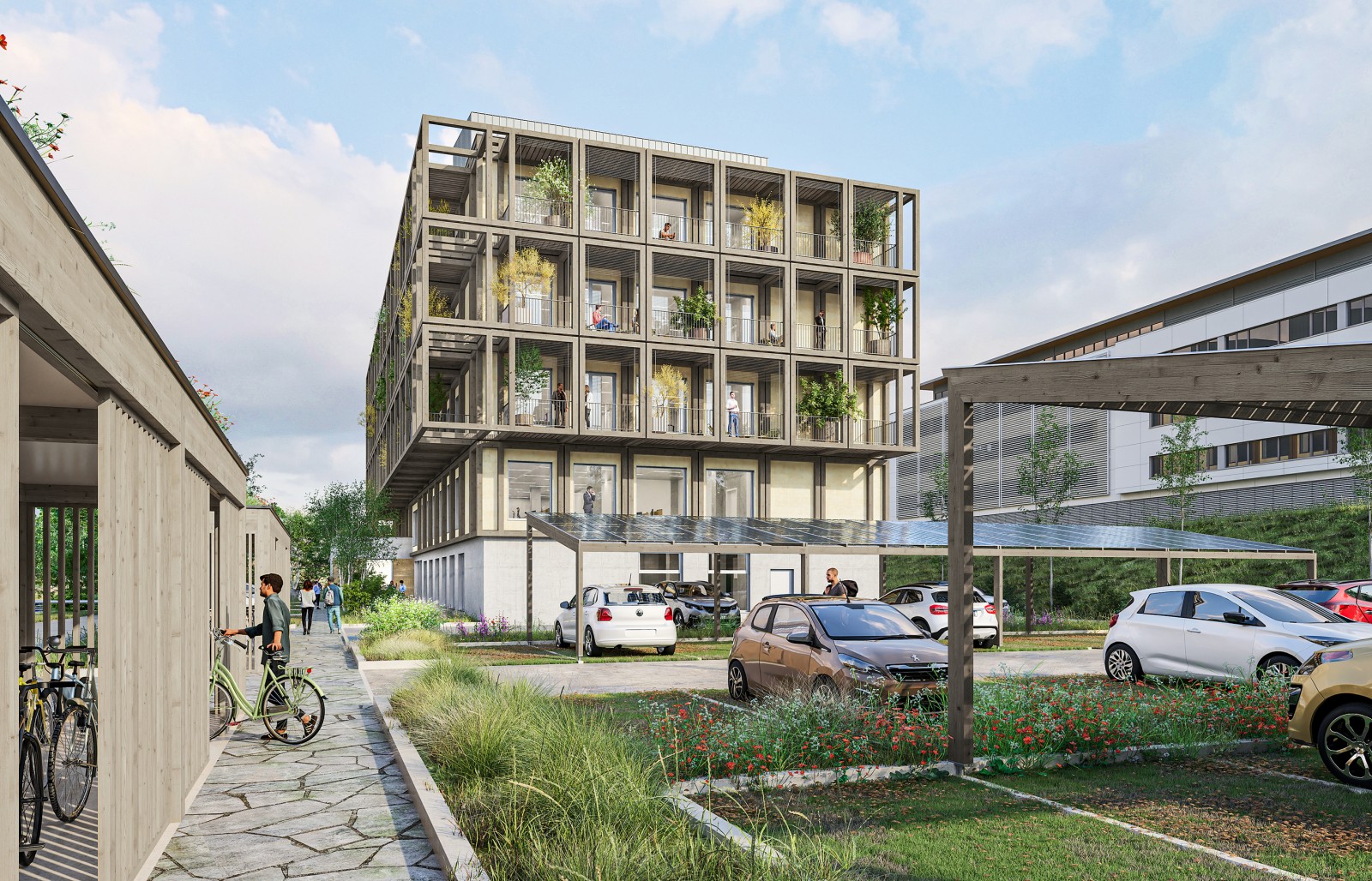 Construction d'un bâtiment d'activités