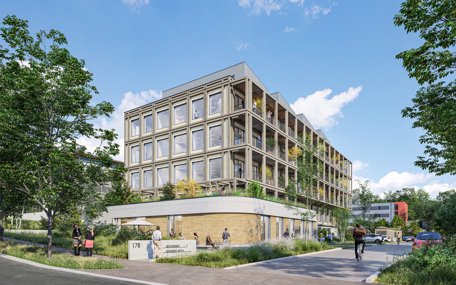 Construction d'un bâtiment d'activités